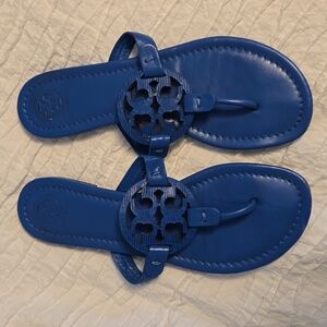 Tory Burch Miller sandal size 8 blue